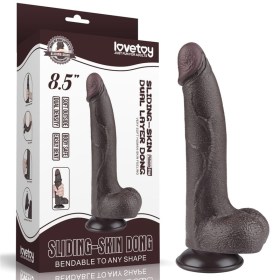 Crni Dildo sa pomerivom kožicom- Lvtoy00746-1